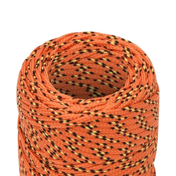 vidaXL Veneköysi oranssi 2 mm 50 m polypropeeni