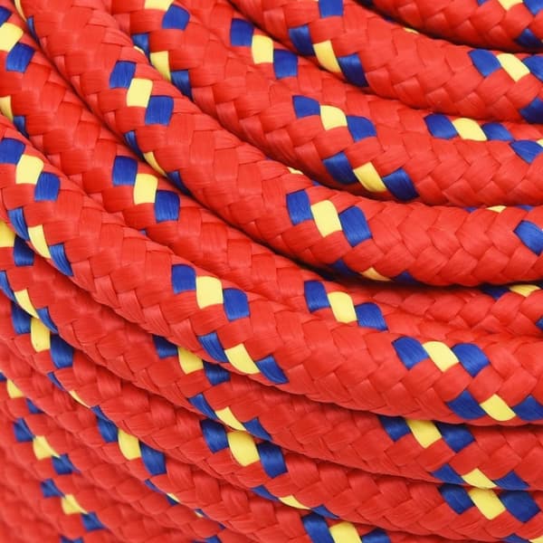 vidaXL Veneköysi punainen 12 mm 25 m polypropeeni