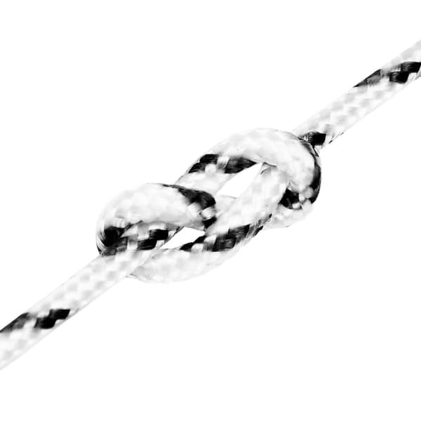 vidaXL flettet tovværk 4 mm x 500 m polyester hvid