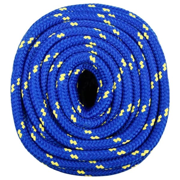 vidaXL Båttau blå 16 mm 25 m polypropylen