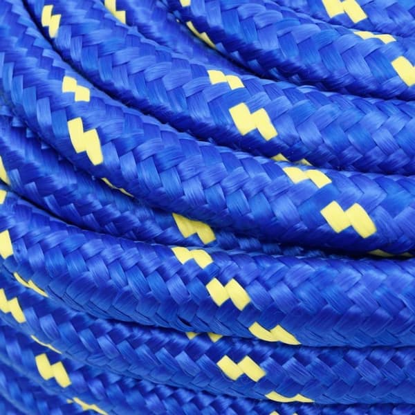 vidaXL Båttau blå 20 mm 50 m polypropylen