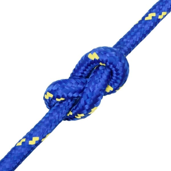vidaXL Båttau blå 20 mm 50 m polypropylen