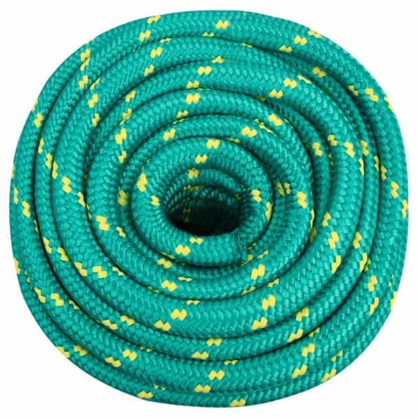 vidaXL Båttau grønn 20 mm 100 m polypropylen