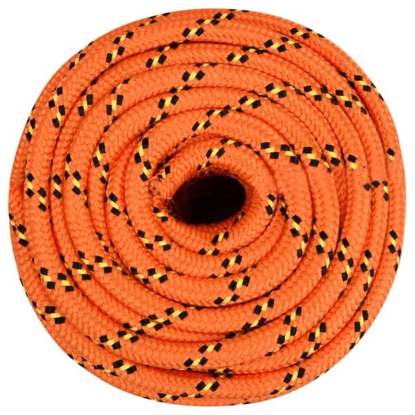 vidaXL tovværk til båd 16 mm 50 m polypropylen orange