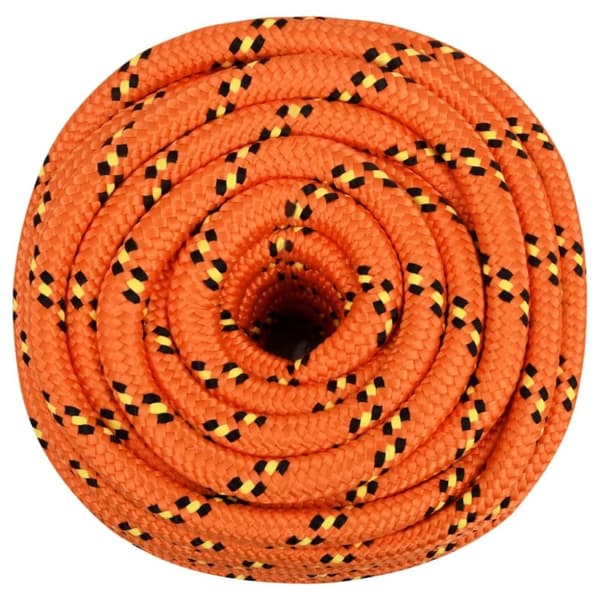 vidaXL tovværk til båd 20 mm 100 m polypropylen orange