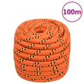 Miniatyrbillede 1 af 6: vidaXL tovværk til båd 20 mm 100 m polypropylen orange