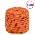 Miniatyrbilde 1 av 6: vidaXL Båttau oransje 18 mm 50 m polypropylen