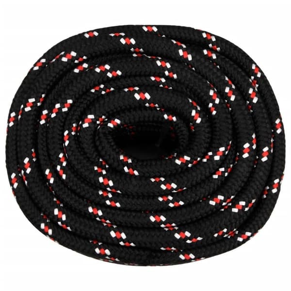 vidaXL Veneköysi musta 20 mm 50 m polypropeeni
