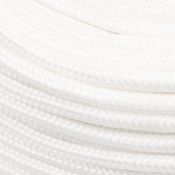 vidaXL Båttau helhvit 6 mm 25 m polypropylen
