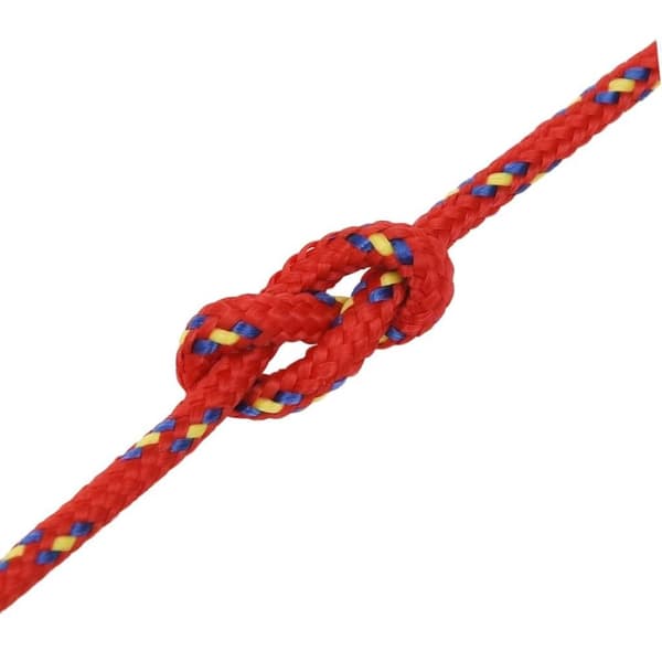vidaXL Båttau rød 5 mm 25 m polypropylen