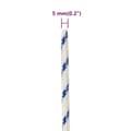 Miniatyrbilde 6 av 6: vidaXL Båttau hvit 5 mm 25 m polypropylen