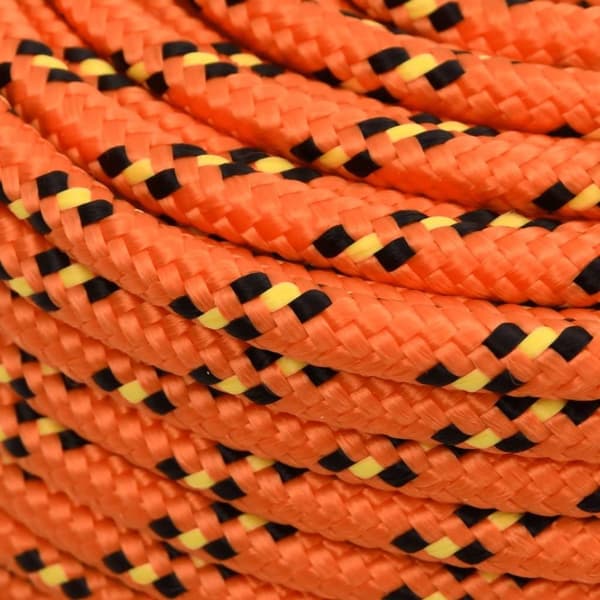 vidaXL Veneköysi oranssi 6 mm 25 m polypropeeni