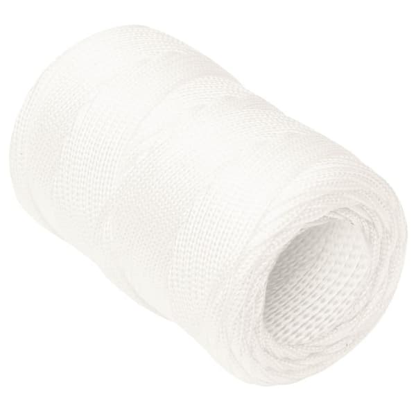 vidaXL Båttau helhvit 2 mm 25 m polypropylen