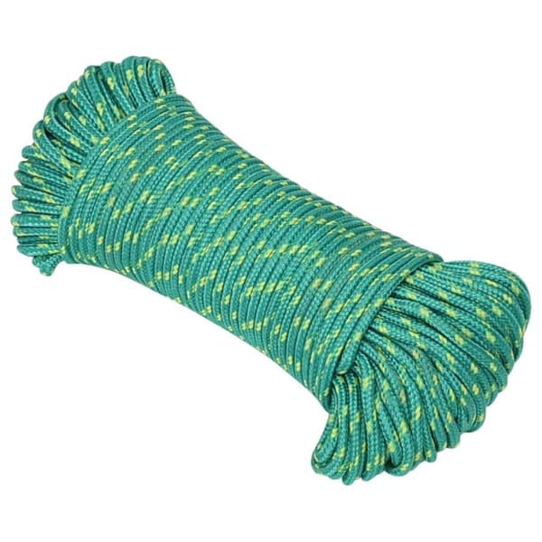 vidaXL Båttau grønn 4 mm 25 m polypropylen