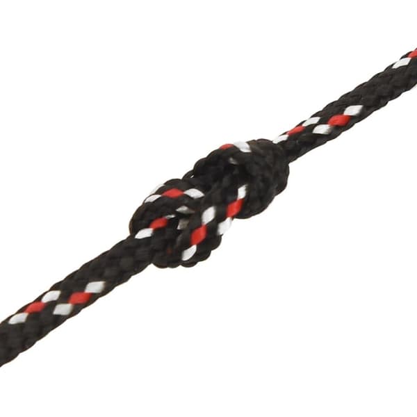 vidaXL Båttau svart 2 mm 100 m polypropylen