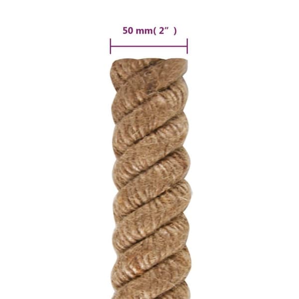 vidaXL jutereb 5 m langt 50 mm tykt