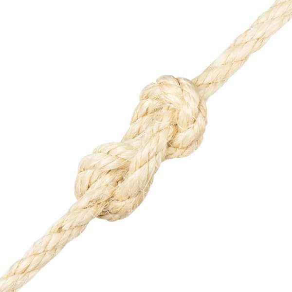 vidaXL Rep 100% sisal 12 mm 25 m
