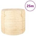 Miniatyrbild 4 av 4: vidaXL Rep 100% sisal 6 mm 25 m