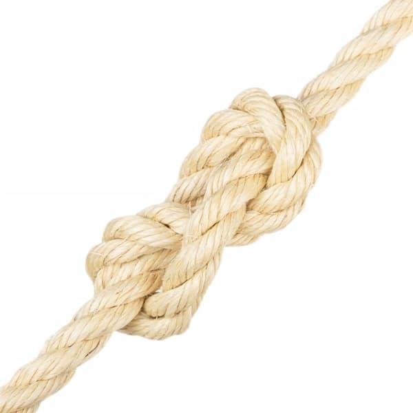vidaXL Tau 100% sisal 20 mm 25 m
