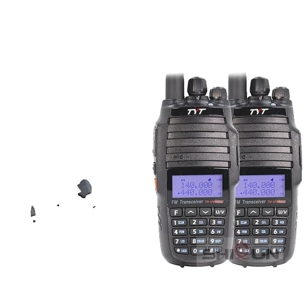 Walkie Talkie, 10 km rækkevidde, Dual band, Tilføj 1 -program Kabel