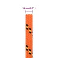 Miniatyrbillede 7 af 7: vidaXL tovværk til båd 18 mm 50 m polypropylen orange -  Reb