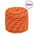 Miniatyrbillede 1 af 7: vidaXL tovværk til båd 18 mm 50 m polypropylen orange -  Reb