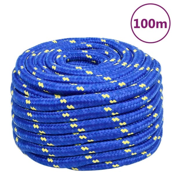 vidaXL Båtlina blå 20 mm 100 m polypropen -  Rep