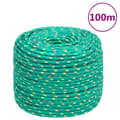 Pikkukuva 1 / 7: vidaXL Veneköysi vihreä 10 mm 100 m polypropeeni -  Köydet