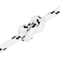 Miniatyrbillede 5 af 7: vidaXL flettet tovværk 14 mm x 100 m polyester hvid -  Reb