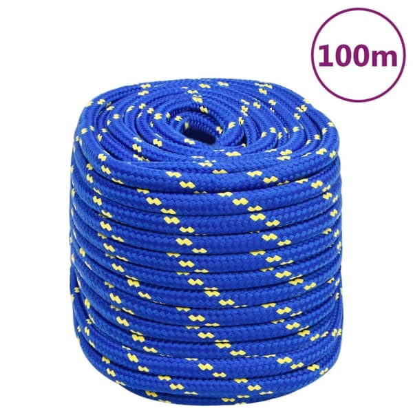 vidaXL Båtlina blå 18 mm 100 m polypropen -  Rep
