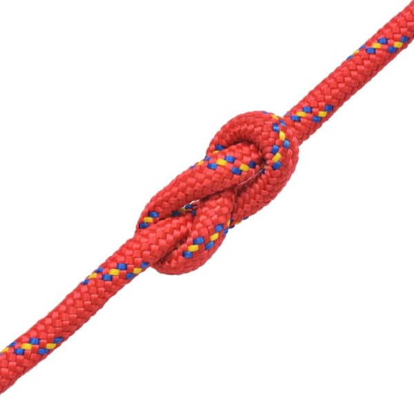 vidaXL marinereb polypropylen 14 mm 50 m rød -  Reb