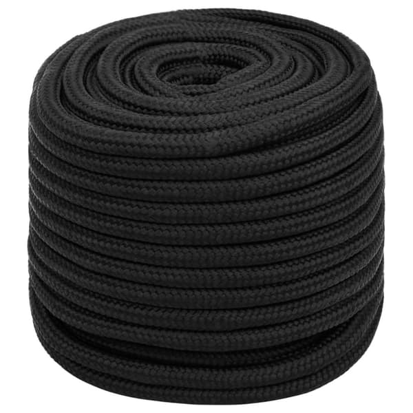 vidaXL tovværk til båd 16 mm 100 m polypropylen sort - Reb