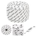 Miniatyrbillede 1 af 7: The Living Store flettet tovværk 14 mm x 25 m polyester hvid -  Reb