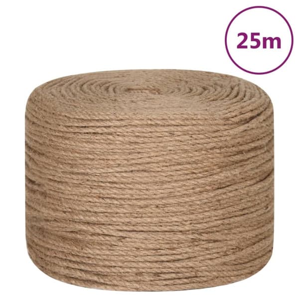 The Living Store jutereb 25 m langt 8 mm tykt -  Reb
