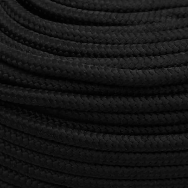 The Living Store arbejdsreb 6 mm 250 m polyester sort - Reb