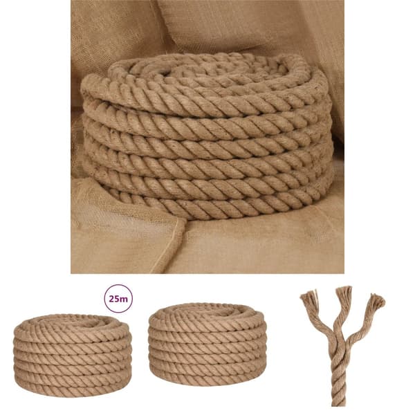 The Living Store jutereb 25 m langt 36 mm tykt -  Reb