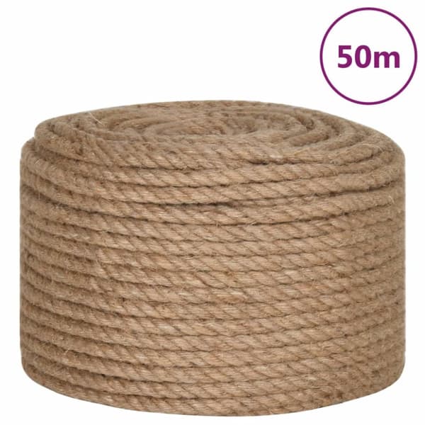 The Living Store Juuttiköysi 50 m pitkä 12 mm paksu -  Köydet