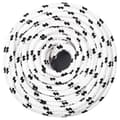 Miniatyrbild 3 av 7: The Living Store Båtlina flätad vit 10 mm x 25 m polyester -  Rep