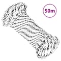 Miniatyrbild 7 av 7: The Living Store Båtlina flätad vit 4 mm x 50 m polyester -  Rep