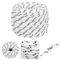 Miniatyrbillede 1 af 7: The Living Store flettet tovværk 14 mm x 100 m polyester hvid -  Reb