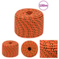 Miniatyrbillede 1 af 7: The Living Store tovværk til båd 12 mm 100 m polypropylen orange -  Reb