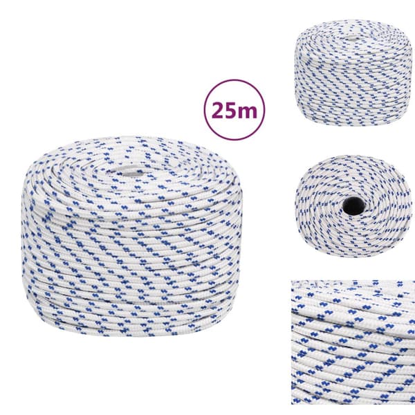 Köydet - Living Veneköysi valkoinen 10 mm 25 m polypropeeni
