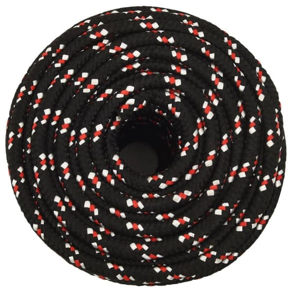 Reb - Living tovværk til båd 18 mm 100 m polypropylen sort
