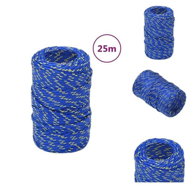 Köydet - Living Veneköysi sininen 2 mm 25 m polypropeeni