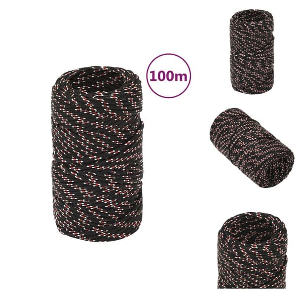 Köydet - Living Veneköysi musta 2 mm 100 m polypropeeni
