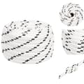 Miniatyrbillede 1 af 7: Reb - Living flettet tovværk 18 mm x 25 m polyester hvid