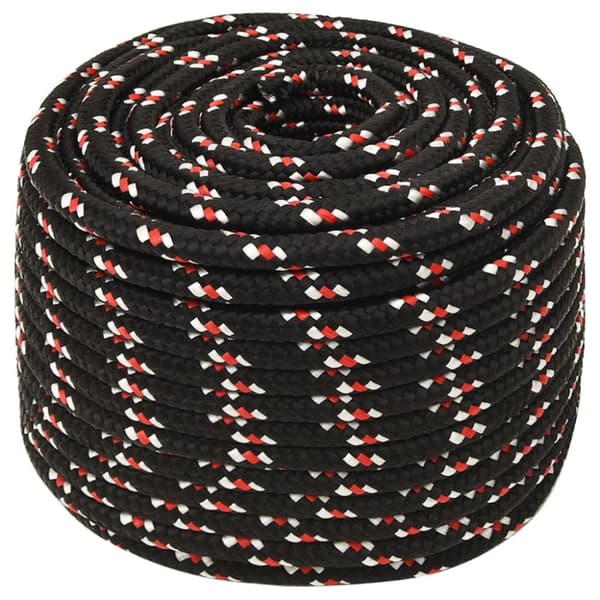 Köydet - Living Veneköysi musta 12 mm 25 m polypropeeni