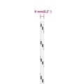Miniatyrbillede 6 af 7: Reb - Living flettet tovværk 6 mm x 25 m polyester hvid