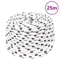 Miniatyrbillede 7 af 7: Reb - Living flettet tovværk 6 mm x 25 m polyester hvid