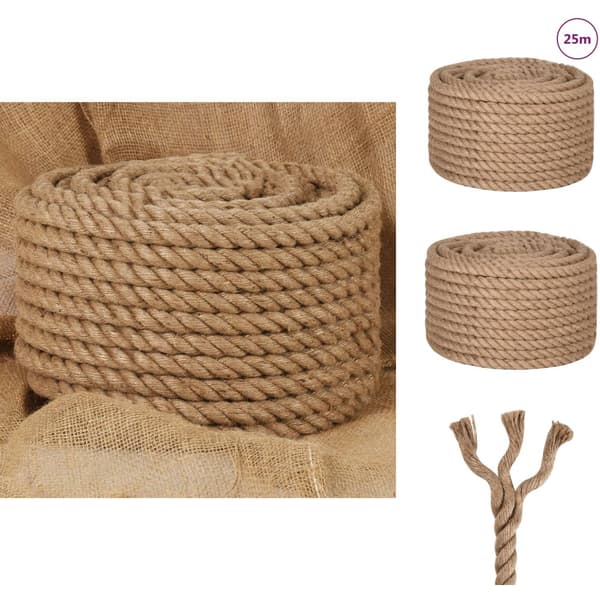 Reb - Living jutereb 25 m langt 24 mm tykt